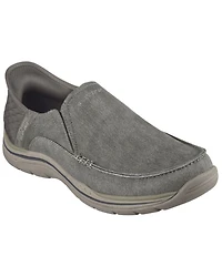 Skechers Men's Cayson Slip-Ins Relaxed Fit Casual Shoes - Moc Toe
