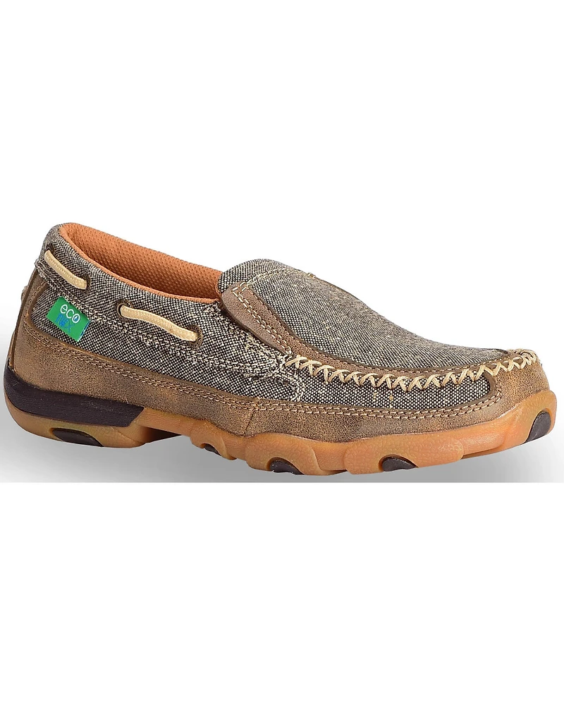 Twisted X Women's ECO TWX Slip-On Driving Moccasins - Moc Toe