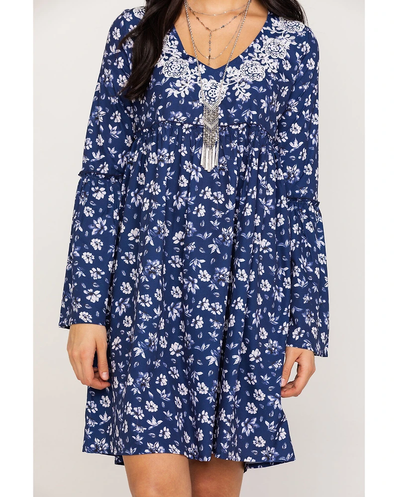 Roper Women's Floral Print Mini Dress