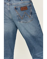 Wrangler Retro Men's Medium Wash Andalusian Relaxed Bootcut Stretch Denim Jeans