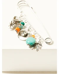 Paige Wallace Women's Dangle Hat Pin with Charms