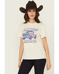 Wrangler X Lainey Wilson Women's Heart Like A Truck Short Sleeve Graphic Tee