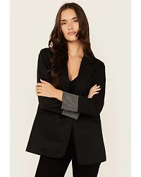 Revel Women's Rhinestone Cuff Blazer