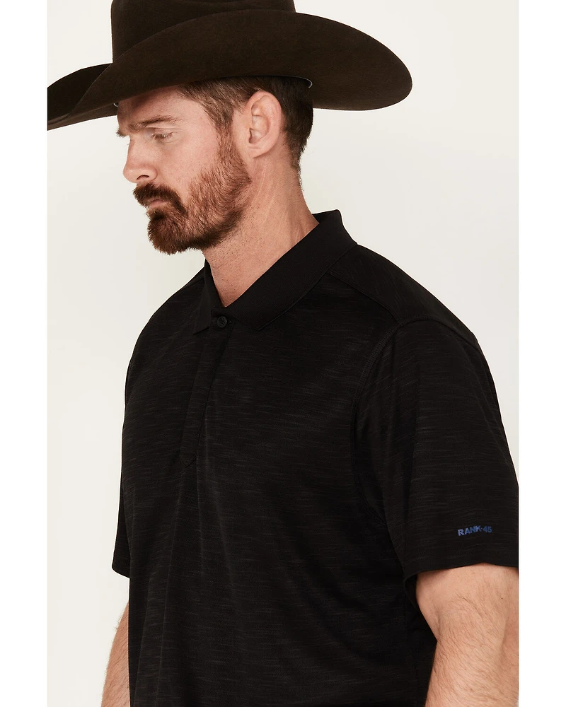 RANK 45® Men's Solid Tech Polo