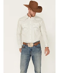 Cody James Men's Crackle Southwestern Geo Print Long Sleeve Snap Western Shirt