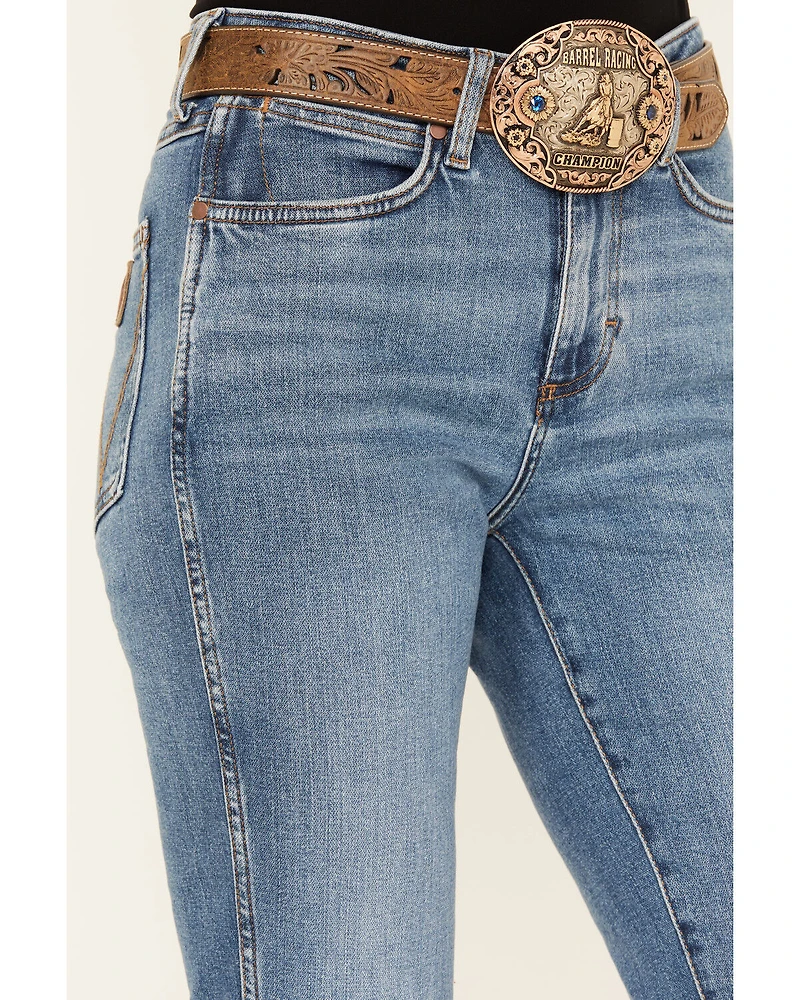 Wrangler Retro Women's Light Wash Kelly High Rise Bootcut Stretch Denim Jeans