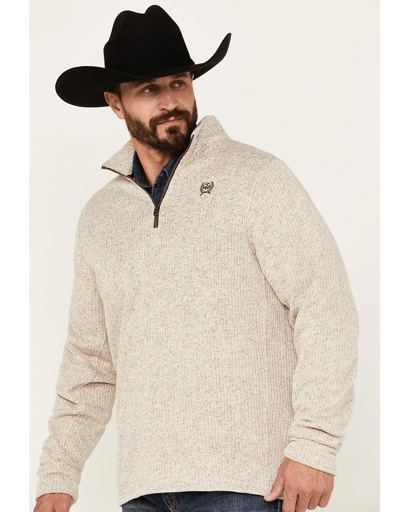 Cinch Men's Heather 1/4 Zip Pullover