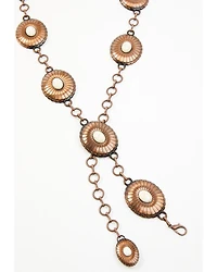 Shyanne Women's Howlite Concho Link Belt