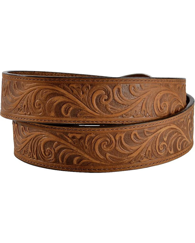 Justin Western Hand Tooled Leather Belt