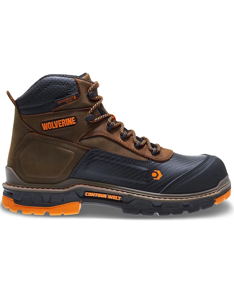 Wolverine Men's Overpass Carbonmax 6" Waterproof Boots - Composite Toe