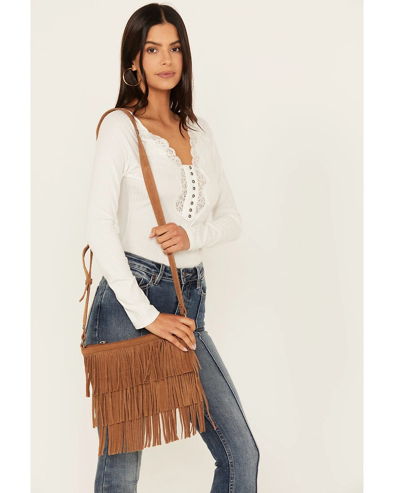 Idyllwind Women's Darlington Court Suede Crossbody Bag