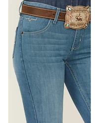 Kimes Ranch Women's Light Wash Mid Rise Lola Soho Fade Trouser