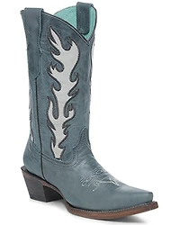 Corral Girls' Blue Jean Western Boots - Snip Toe