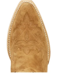 Lane Women's Lexington Suede Over The Corset Western Boots - Snip Toe