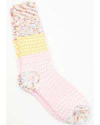 World's Softest Women's Holiday Gallery Whimsical Crew Socks
