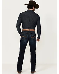 Ariat Men's Boot Barn Exclusive M4 Gunner Dark Wash Relaxed Stretch Denim Jeans