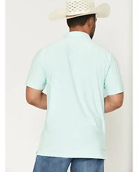Ariat Men's Charger 2.0 Fitted Short Sleeve Button-Down Polo Shirt