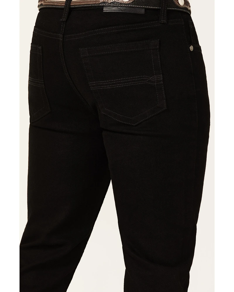 Cody James Men's Night Rider Wash Wyatt Slim Bootcut Stretch Denim Jeans
