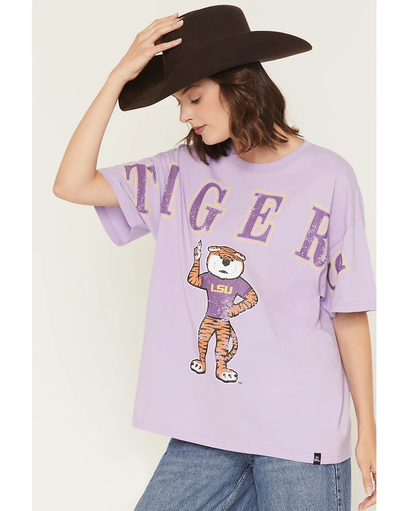 Gameday Women's LSU Southern Split Short Sleeve Graphic Tee