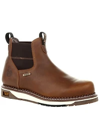 Georgia Boot Men's Waterproof Chelsea Work Boots - Steel Toe