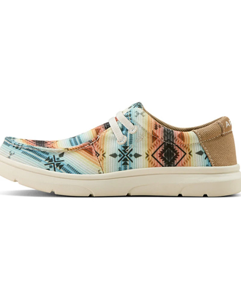 Ariat Boys' Sunset Southwestern Print Hilo Casual Shoes - Moc Toe