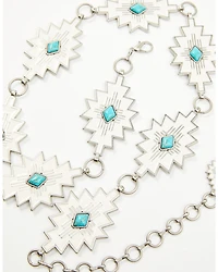 Shyanne Women's Celeste Southwestern Motif Chain Belt
