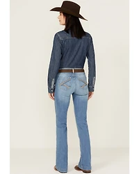 Ariat Women's Medium Wash Alice Slim Trouser Denim Jeans