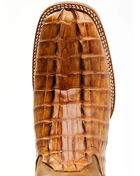 Cody James Men's Caiman Cognac 12" Exotic Western Boots - Broad Square Toe