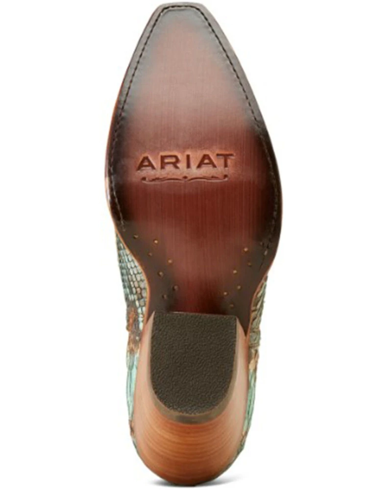 Ariat Women's Dixon Python Western Booties - Snip Toe