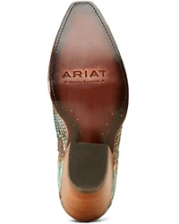 Ariat Women's Dixon Python Western Booties - Snip Toe
