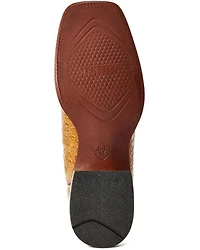 Ariat Men's Gunslinger Caiman Belly Exotic Western Boots - Broad Square Toe