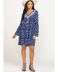 Roper Women's Floral Print Mini Dress