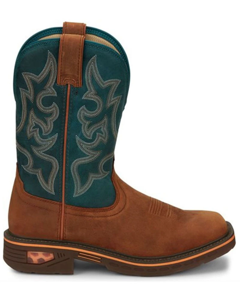Justin Men's Resistor Western Work Boots - Soft Toe