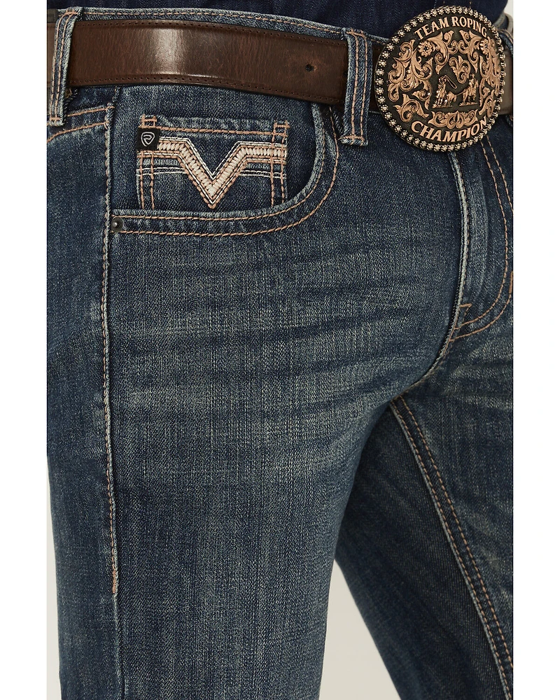 Rock & Roll Denim Men's Boot Barn Exclusive Medium Wash Bootcut Jeans