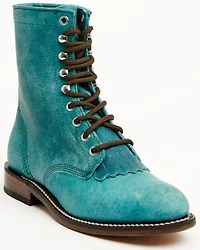 Justin Women's Mclean 7" Lace-Up Roper Boots - Round Toe