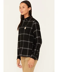 Carhartt Women's Rugged Flex® Loose Fit Midweight Long Sleeve Flannel Shirt