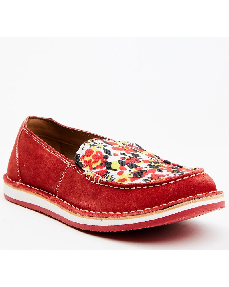 Myra Bag Women's Cherry Geo Print Slip-On Shoe - Moc Toe