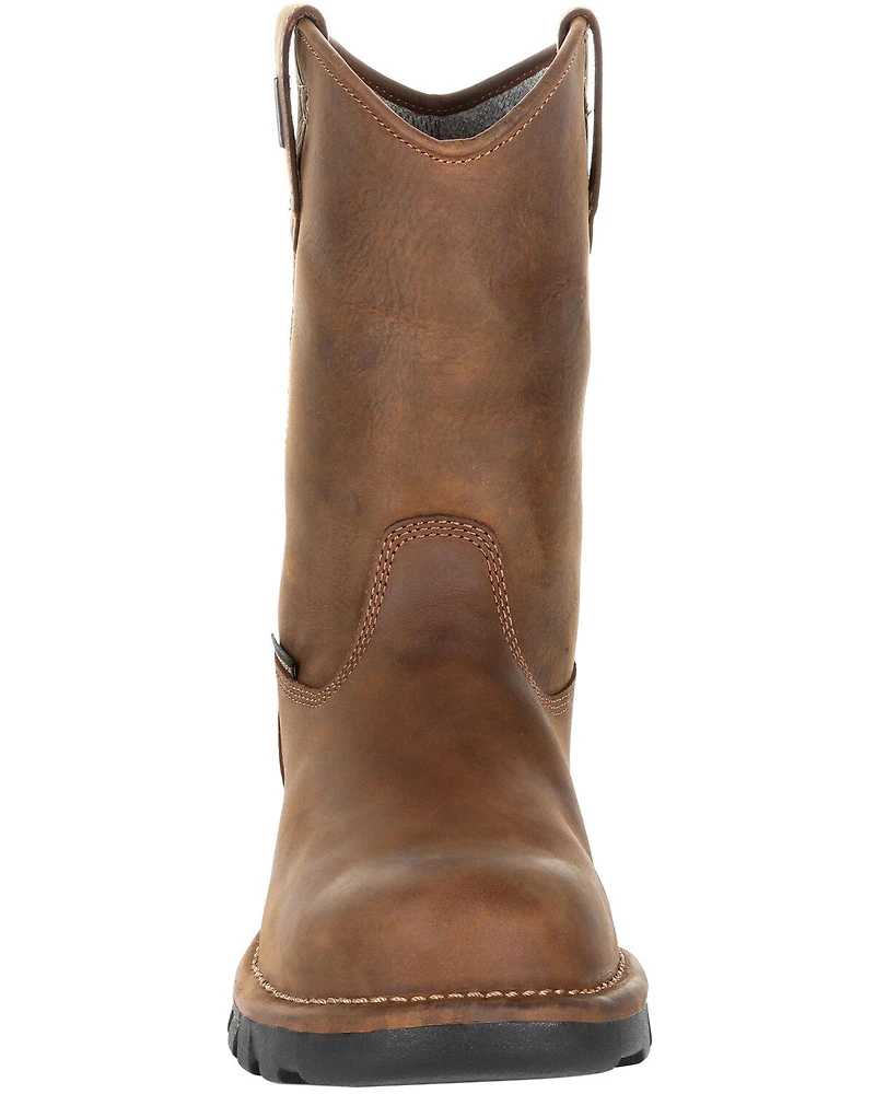 Georgia Boot Men's Eagle One Waterproof Pull On Work Boots - Soft Toe