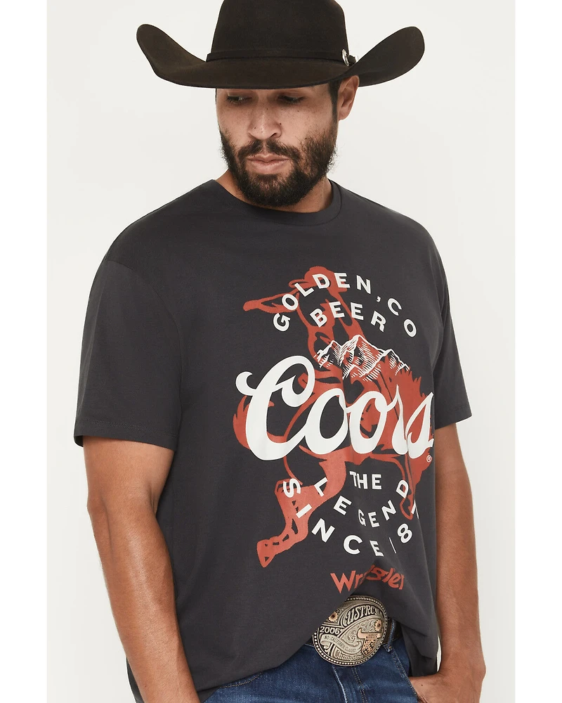 Wrangler X Coors Banquet Men's Not My First Short Sleeve Graphic T-Shirt