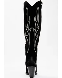 Italian Cowboy Women's Spirit Tall Western Boots- Snip Toe