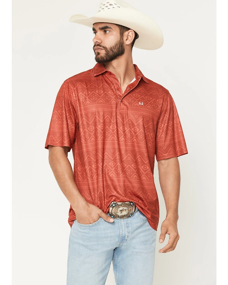 Cinch Men's ArenaFlex Southwestern Print Polo