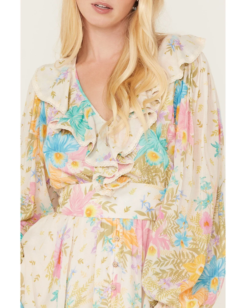 Spell Women's Lei Frill Mini Dress