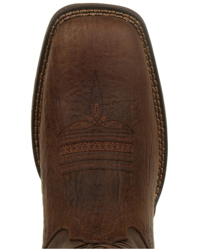 Durango Men's Rebel Brown Flag Western Performance Boots - Square Toe