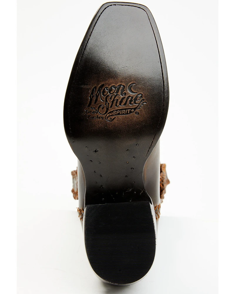 Moonshine Spirit Men's Pancho Tooled Western Boots - Square Toe