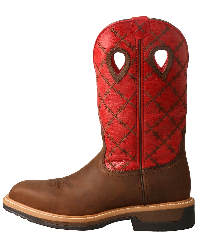 Twisted X Men's Lite Western Work Boots - Alloy Toe
