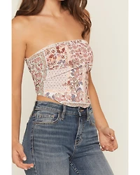 Originality Women's Boot Barn Exclusive Patchwork Print Bandana Top