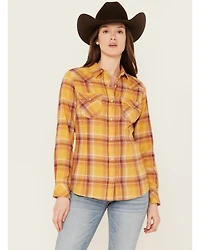Wrangler Retro Women's Boot Barn Exclusive Long Sleeve Snap Flannel Shirt