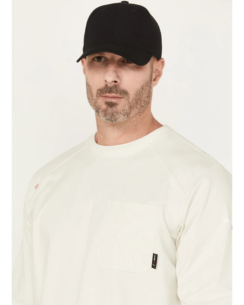 Ariat Men's FR Pima Long Sleeve Pocket Work T-Shirt