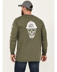 Ariat Men's FR Roughneck Skull Logo Long Sleeve Work T-Shirt
