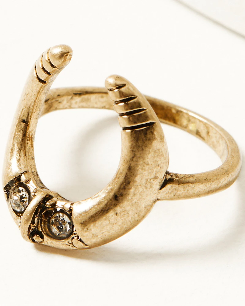 Shyanne Women's Golden Hour 5-Piece Mixed Ring Set